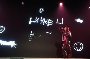 Lykke Li performs onstage at Fashion Trust U.S. Awards 2026 held at Nya Studios West on April 07, 2026 in Los Angeles, California.