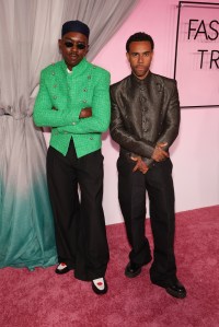 Ugo Mozie and Vic Mensa at the Fashion Trust U.S. Awards 2026 held at Nya Studios West on April 07, 2026 in Los Angeles, California.