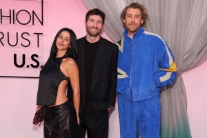 Victoria Villarroel, Doni Nahmias and Zack Ashley at the Fashion Trust U.S. Awards 2026 held at Nya Studios West on April 07, 2026 in Los Angeles, California.