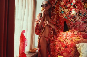 Jenna Lyons in Left on Friday campaign with Hotel Saint Vincent 