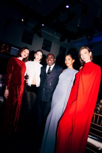 Karen Elson, Vittoria Ceretti, Edward Enninful, Laura Harrier and Karlie Kloss