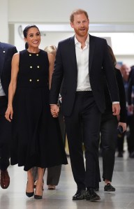 MELBOURNE, AUSTRALIA - APRIL 14: Meghan, Duchess of Sussex and Prince Harry, Duke of Sussex visit the Royal Children's Hospital on April 14, 2026 in Melbourne, Australia. The royal couple are on a four-day visit to Australia, with engagements across Melbourne, Canberra and Sydney. (Photo by Jonathan Brady-Pool/Getty Images)