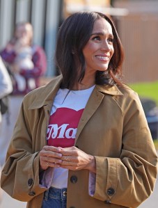 MELBOURNE, AUSTRALIA - APRIL 16: Meghan, Duchess of Sussex, takes part in the Scar Tree Walk along with Prince Harry, Duke of Sussex on day three of the royal trip on April 16, 2026 in Melbourne, Australia. The Scar Tree Walk is a journey connecting traditional and contemporary Aboriginal cultures and histories of the Kulin Nation. The Duke and Duchess of Sussex are on a four-day visit to Australia, with engagements across Melbourne, Canberra and Sydney. (Photo by Jonathan Brady/PA Wire-Pool/Getty Images)