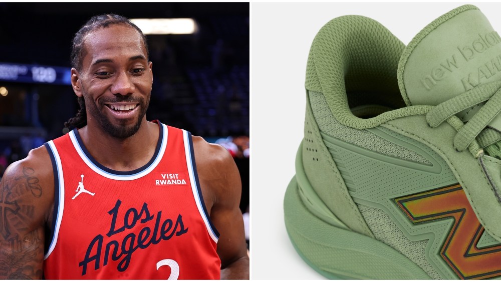 Kawhi Leonard, New Balance sneakers