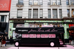 The scene at the Karl Lagerfeld 2026 Spring Campaign launch.