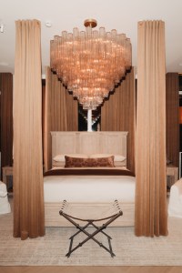 The scene at the Restoration Hardware Grand Opening event in Milan.