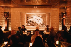 The scene at the Restoration Hardware Grand Opening event in Milan.