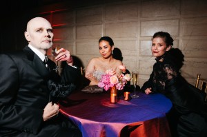 Billy Corgan, Chloe Mendel Corgan and Kate Mara
