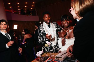 Noah Lyles and Junelle Bromfield