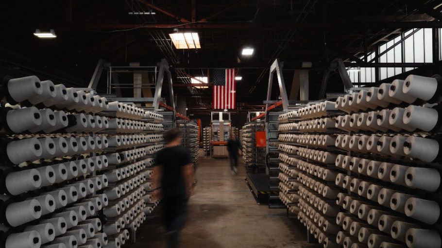 Unspun's 3-D weaving facility in California.
