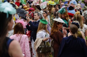 The scene at Central Park Hat Luncheon.