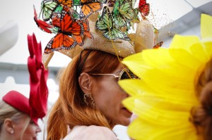 The scene at Central Park Hat Luncheon.