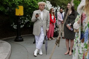 The scene at Central Park Hat Luncheon.