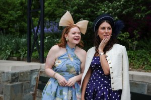 The scene at Central Park Hat Luncheon.