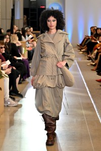 A model walks the runway during the FIT's 2026 Future of Fashion runway show on May 07, 2026 in New York City.