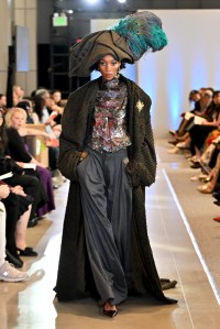 A model walks the runway during the FIT's 2026 Future of Fashion runway show on May 07, 2026 in New York City.