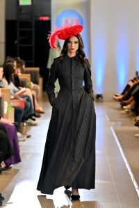 A model walks the runway during the FIT's 2026 Future of Fashion runway show on May 07, 2026 in New York City.
