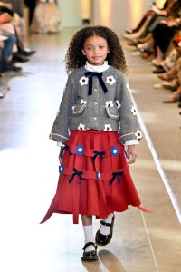 A model walks the runway during the FIT's 2026 Future of Fashion runway show on May 07, 2026 in New York City.