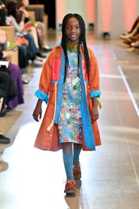 A model walks the runway during the FIT's 2026 Future of Fashion runway show on May 07, 2026 in New York City.