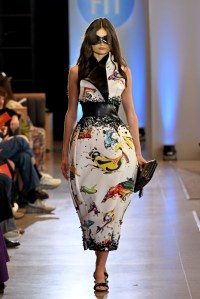 A model walks the runway during the FIT's 2026 Future of Fashion runway show on May 07, 2026 in New York City.