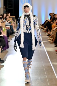A model walks the runway during the FIT's 2026 Future of Fashion runway show on May 07, 2026 in New York City.