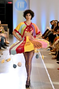 A model walks the runway during the FIT's 2026 Future of Fashion runway show on May 07, 2026 in New York City.