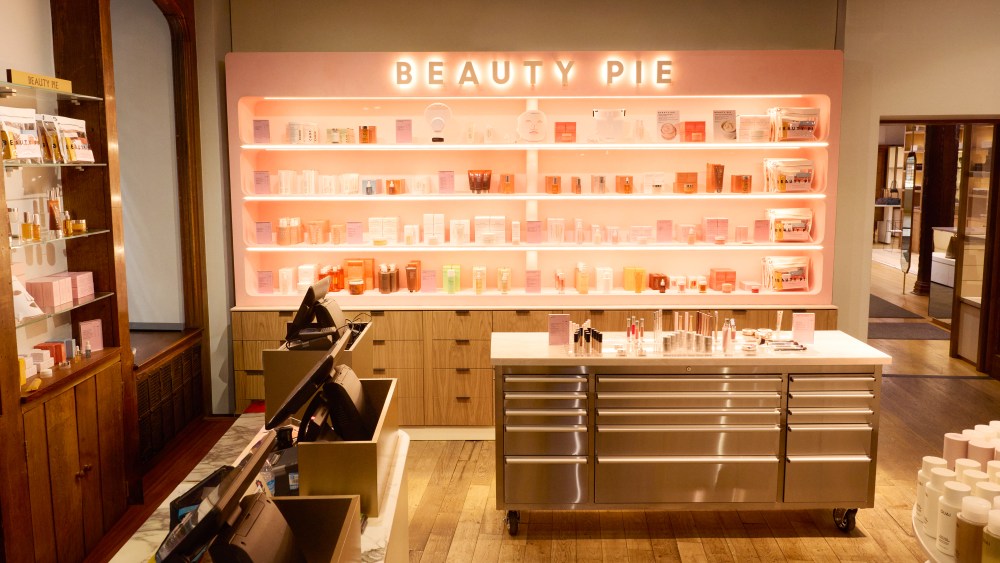 Beauty Pie's first permanent counter opened at Liberty in London on Friday, May 8.