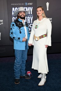 Ian Munsick and Caroline Munsick at The 61st Academy of Country Music Awards held at MGM Grand Garden Arena on May 17, 2026 in Las Vegas, Nevada.