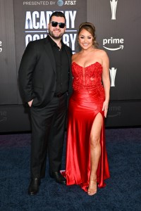 Rocko Beall and Alexandra Kay at The 61st Academy of Country Music Awards held at MGM Grand Garden Arena on May 17, 2026 in Las Vegas, Nevada.