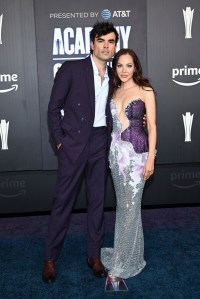 Jake Etheridge and MacKenzie Porter at The 61st Academy of Country Music Awards held at MGM Grand Garden Arena on May 17, 2026 in Las Vegas, Nevada.