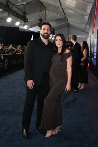 Curtis McCabe and CeCe Dawson at The 61st Academy of Country Music Awards held at MGM Grand Garden Arena on May 17, 2026 in Las Vegas, Nevada.