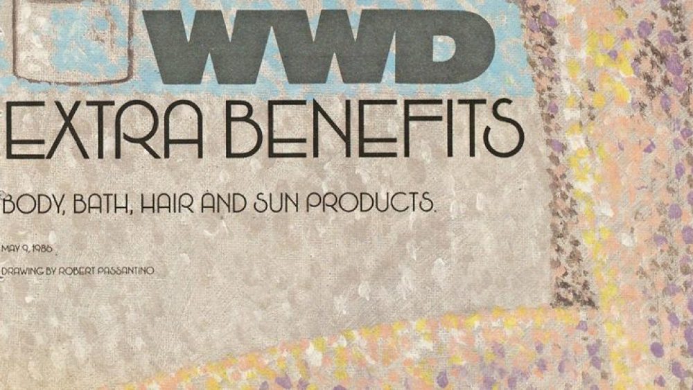 WWD, Extra Benefits, Beauty Supplement, May 9, 1986.