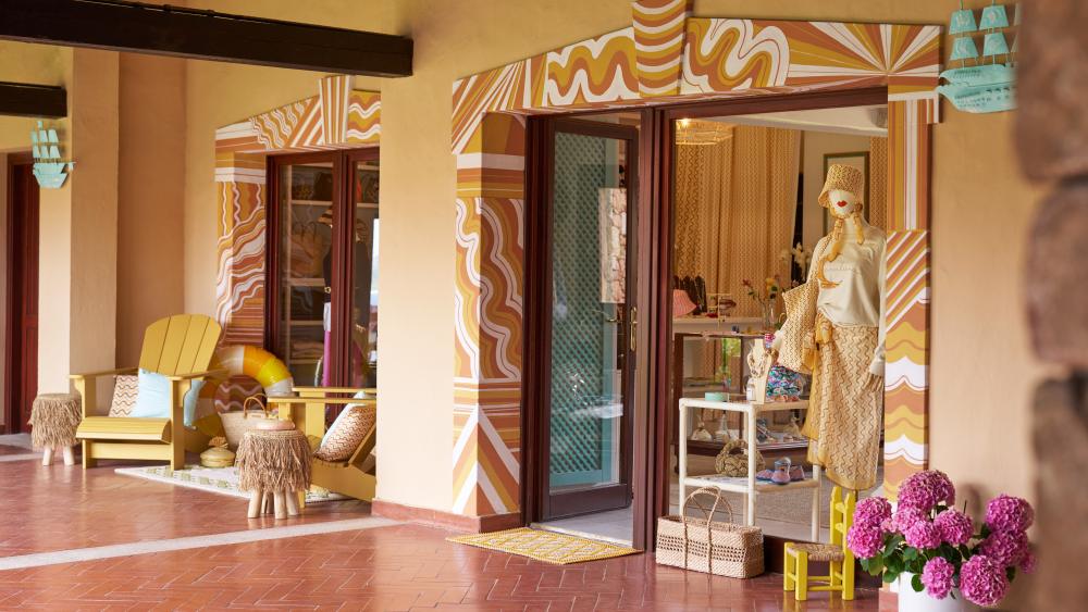 The Caraluna store in Sardinia’s Due Lune Puntaldia Resort & Golf retreat.