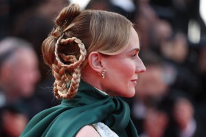 German actress Diane Kruger arrives for the screening of the film "Fatherland" at the 79th edition of the Cannes Film Festival in Cannes, southern France on May 14, 2026. (Photo by Valery HACHE / AFP via Getty Images)