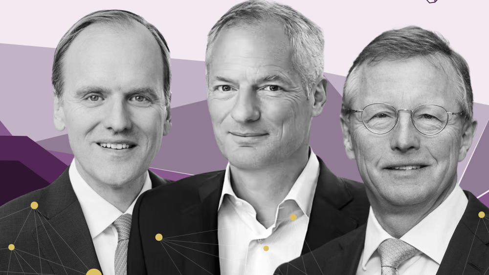From left: Dave Kimbell, Philippe Schaus, Nils Smedegaard Andersen.