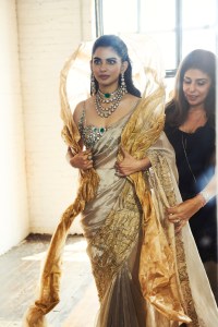 A look at Isha Ambani getting ready for the Met Gala 2026.