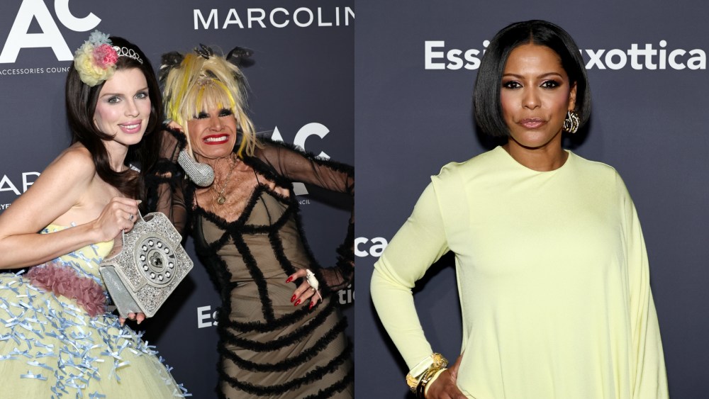 Julia Fox, Betsey Johnson and Tamron Hall attend the 2026 Accessories Council Excellence Awards at The Pierre hotel on May 5, 2026 in New York City.