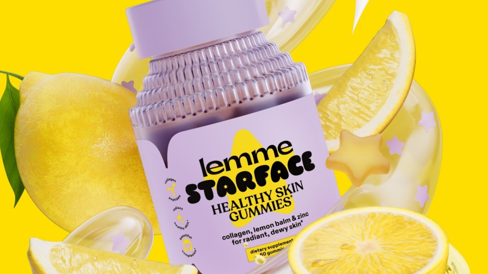 Lemme x Starface Healthy Skin Gummies.