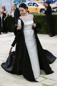 Karina at The 2026 Met Gala Celebrating "Costume Art" held at The Metropolitan Museum of Art on May 04, 2026 in New York, New York.