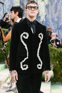 Sam Pinkleton at The 2026 Met Gala Celebrating "Costume Art" held at The Metropolitan Museum of Art on May 04, 2026 in New York, New York.