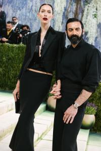 Rebecca Hall and Morgan Spector at The 2026 Met Gala Celebrating "Costume Art" held at The Metropolitan Museum of Art on May 04, 2026 in New York, New York.