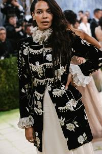Aurora James at The 2026 Met Gala Celebrating "Costume Art" held at The Metropolitan Museum of Art on May 04, 2026 in New York, New York.