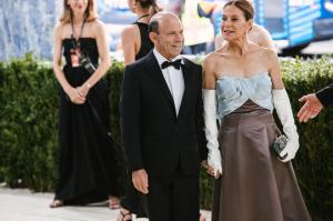 Steven Newhouse and Gina Sanders at The 2026 Met Gala Celebrating "Costume Art" held at The Metropolitan Museum of Art on May 04, 2026 in New York, New York.