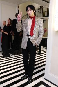 Ahn Hyo-seop at The Mark Hotel before the 2026 Met Gala: "Costume Art" on May 4, 2026 in New York, New York.