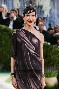Amy Fine Collins at The 2026 Met Gala Celebrating "Costume Art" held at The Metropolitan Museum of Art on May 04, 2026 in New York, New York.