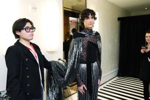 Brandon Tan and Sombr at The Mark Hotel before the 2026 Met Gala: "Costume Art" on May 4, 2026 in New York, New York.