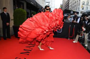 Imaan Hammam at The Mark Hotel before the 2026 Met Gala: "Costume Art" on May 4, 2026 in New York, New York.