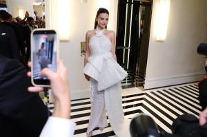 Miranda Kerr at The Mark Hotel before the 2026 Met Gala: "Costume Art" on May 4, 2026 in New York, New York.