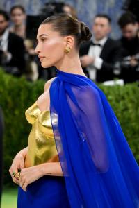 Hailey Bieber at The 2026 Met Gala Celebrating "Costume Art" held at The Metropolitan Museum of Art on May 04, 2026 in New York, New York.