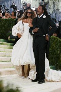 Blue Ivy Carter and Jay-Z at The 2026 Met Gala Celebrating "Costume Art" held at The Metropolitan Museum of Art on May 04, 2026 in New York, New York.
